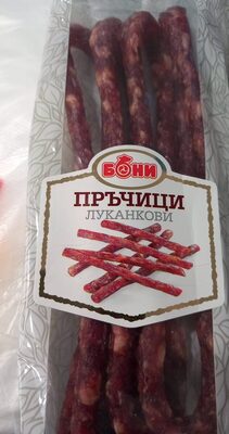 БОНИ - Охладени свински продукти - Сурово-сушени - Пръчици Луканкови Е65 флоупак /25/