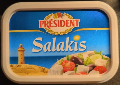 ПРЕЗИДЕНТ - Меко пълномаслено краве сирене  САЛАКИС PRESIDENT 250гр. /8/