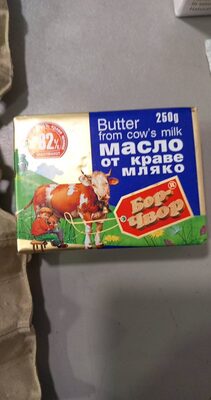 БОР ЧВОР - Краве масло 0.250 пакетче /20/