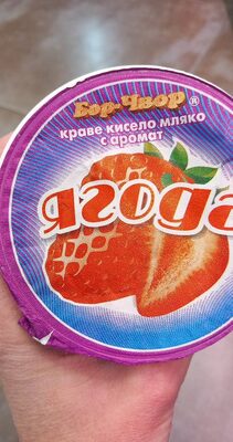 БОР ЧВОР - Плодово детско мляко Ягода 200гр. /40../