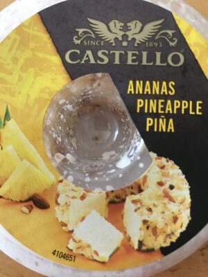 ФРЕШ ДИРЕКТ - CASTELLO Крем сирене HAWAII Ананас и Бадеми 125гр. /10/