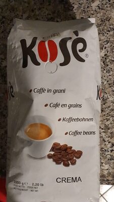 ИВ - КАФЕ - Косе - Crema Gusto х 1 кг зърна /6 бр в каш/