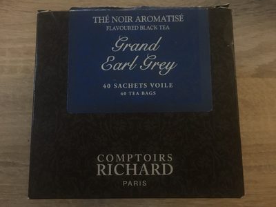 РИШАРД - Чай - Черен GRAND EARL GRAY /40 филтър пак в кутия/