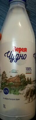 ОМК - Прясно мляко Верея Чудно 3.7 пр 1 л. бутилка /12/66/792