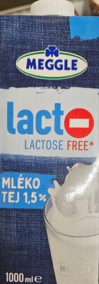 МЕГГЛЕ - Прясно Краве мляко - УХТ 1.5 процента без лактоза 1 л. /12/60/720
