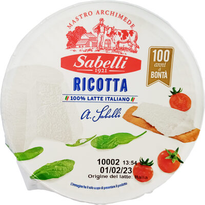 ЗДРАВКОМЕРС - Млечни продукти - Рикота Синсера Сабелли е250 /8/