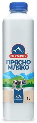 ОЛИМПУС - Прясно мляко 3.7 процента 1 л. /бутилка/ 12/65/780