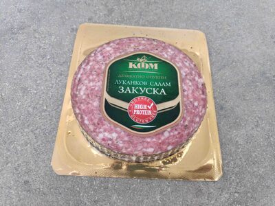 КФМ - Луканков салам Закуска е160 слайс /стек/ х 24 бр в каш