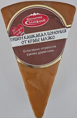 МАДЖАРОВ - Млечни продукти - Кашкавал Бонония пушен 0.380кг. /10/