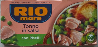 Консерви Rio Mare - Риба тон в сос с Грах 2  х 160 гр /24/