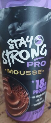 ПРЕЗИДЕНТ - STAY STRONG PRO - Мус протеинов без лактоза Какао 165гр. /10/